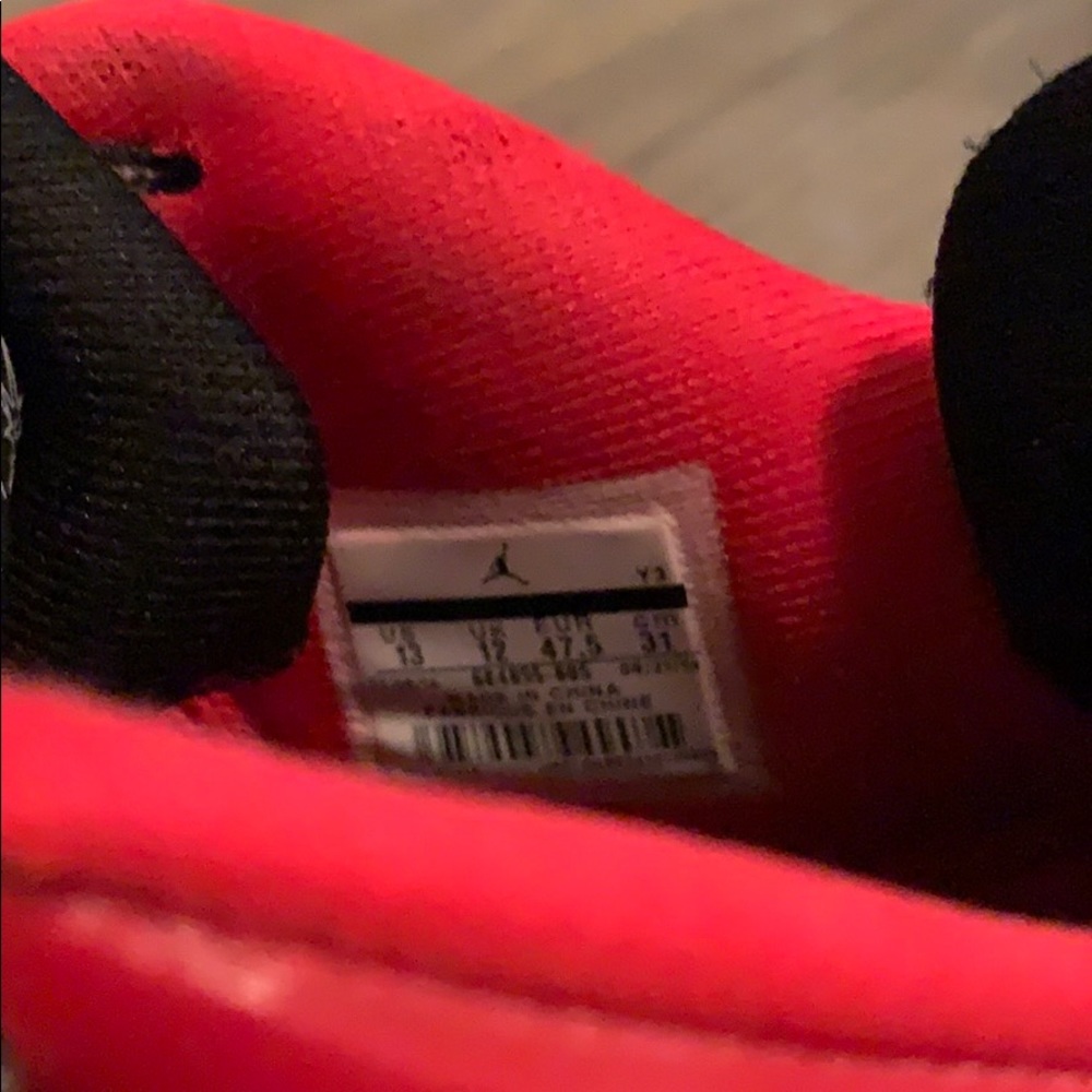 EUC JORDAN CP3 VII FERRARI RED SIZE 13 - Picture 4 of 7